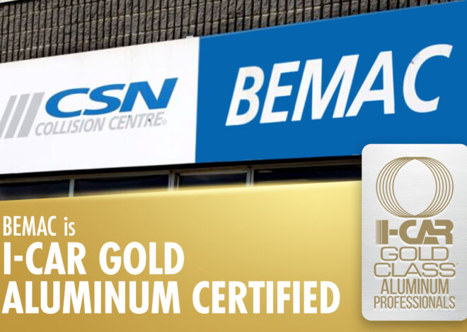 Badan mobil Bemac secara resmi adalah status aluminium emas-i-car