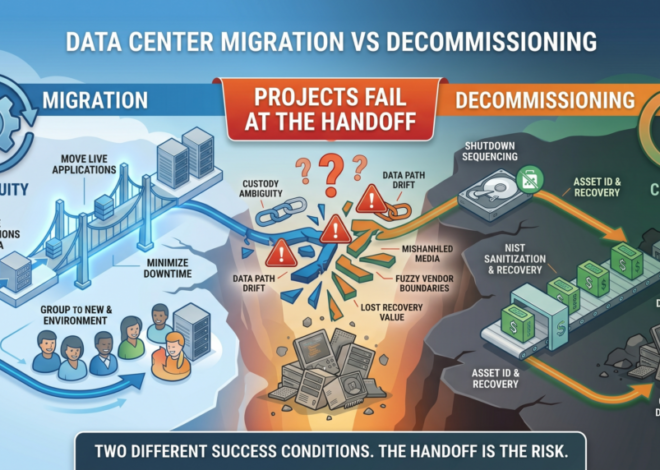 Migrasi Pusat Data vs Decommissioning: Dimana Proyek Sebenarnya Gagal